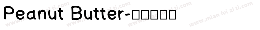 Peanut Butter字体转换